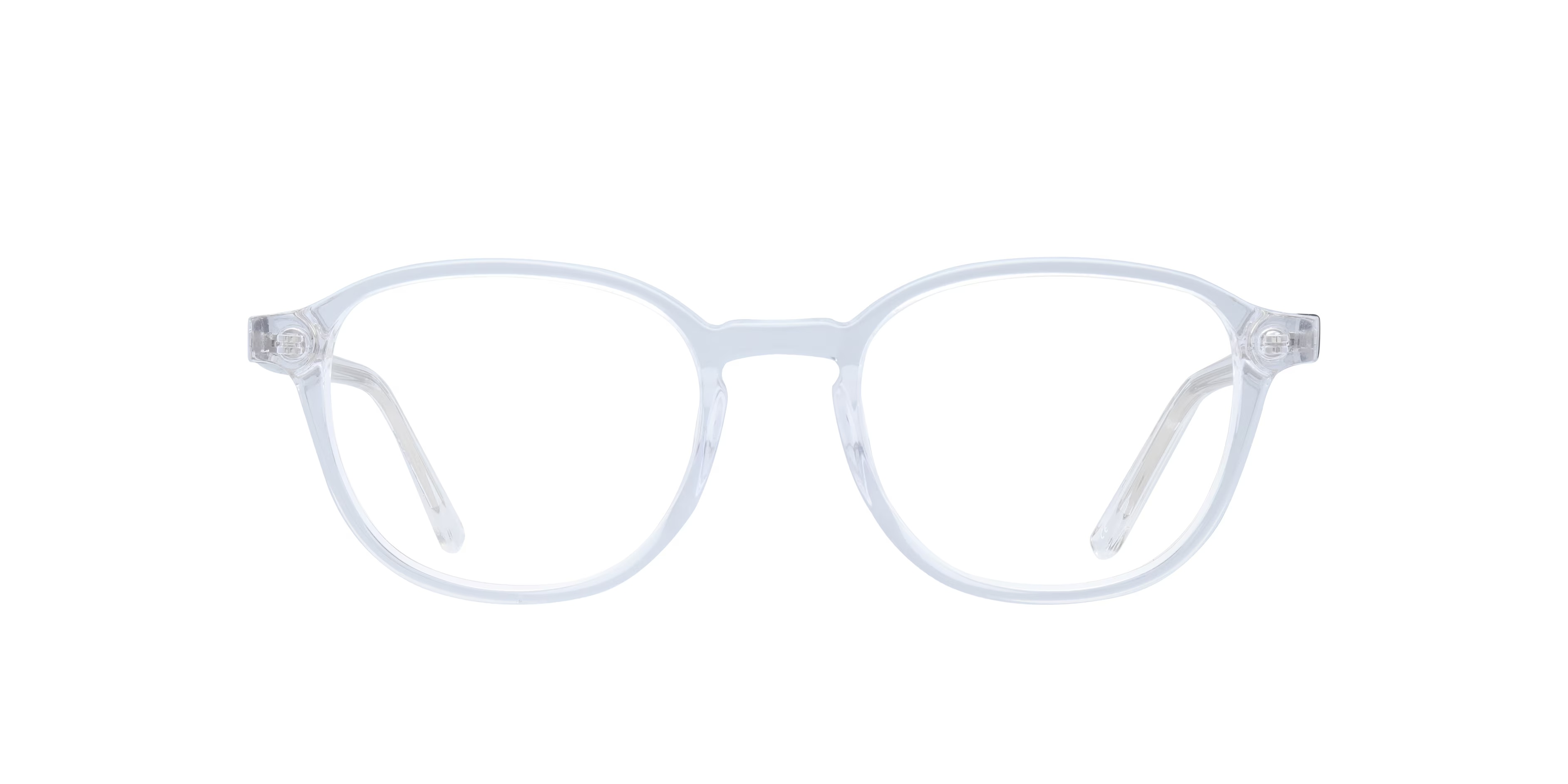 River Round Crystal Full Rim Eyeglasses
