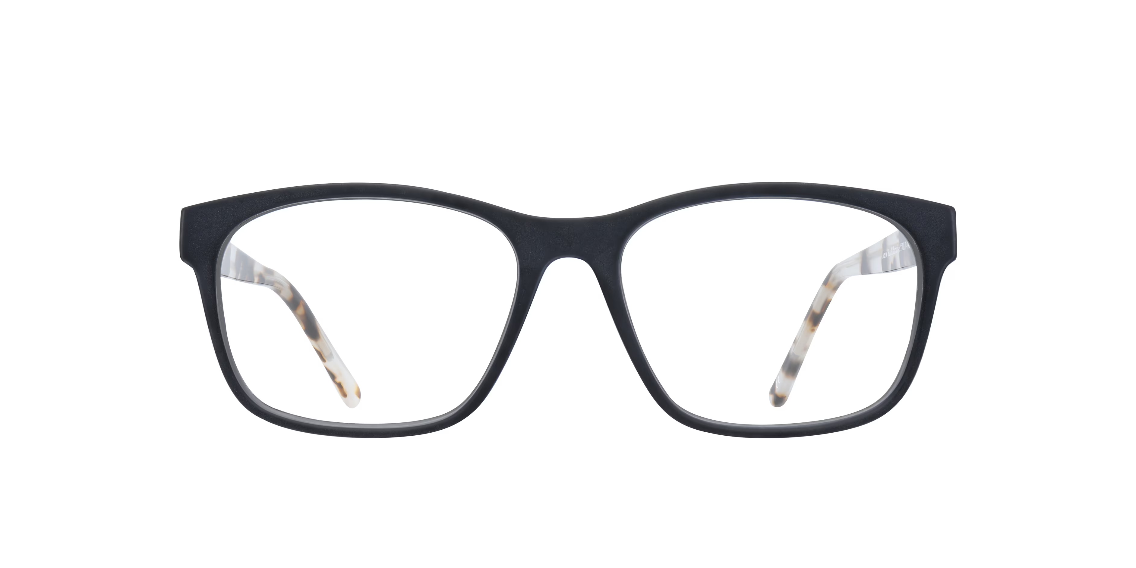 Aero Rectangle Black & Tortoise Full Rim Eyeglasses