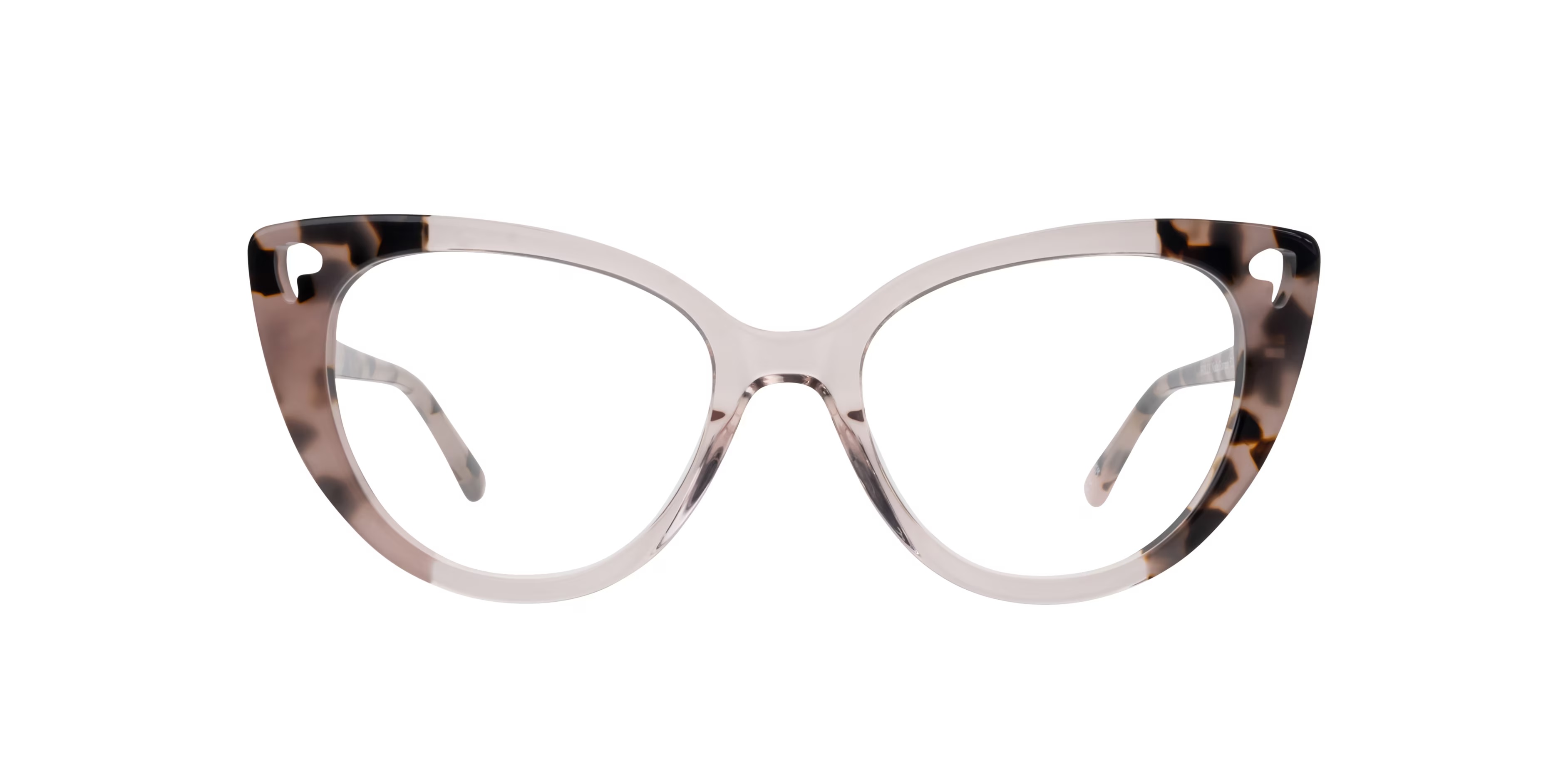 Holly Cat Eye Nude & Havana Glasses for Women 1 Holly Cat Eye Nude & Havana Glasses for Women
