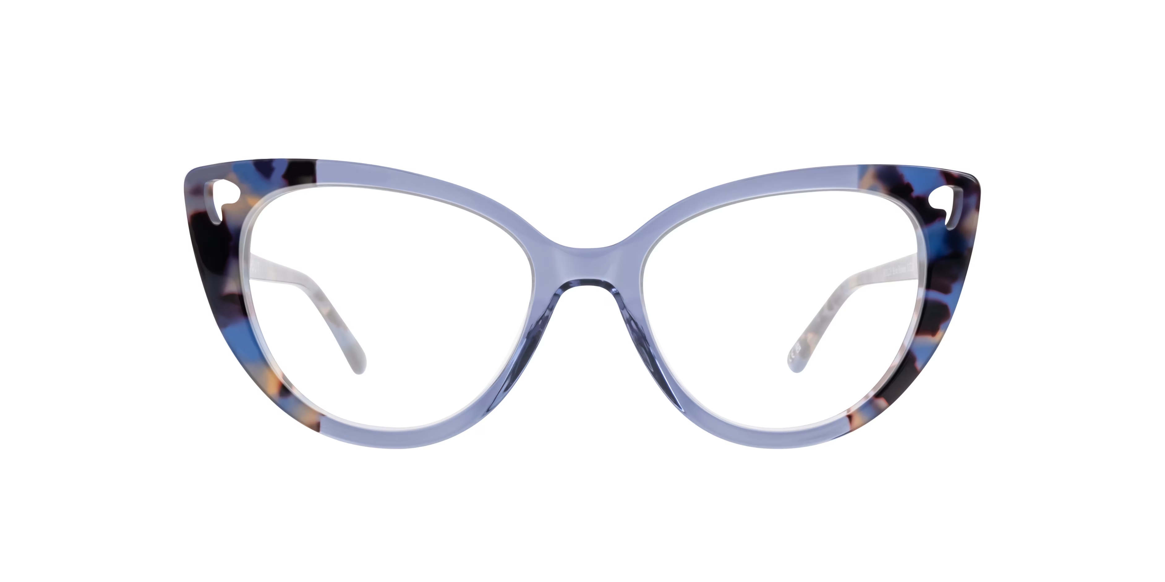 Holly Cat Eye Blue & Havana Glasses for Women 1 Holly Cat Eye Blue & Havana Glasses for Women