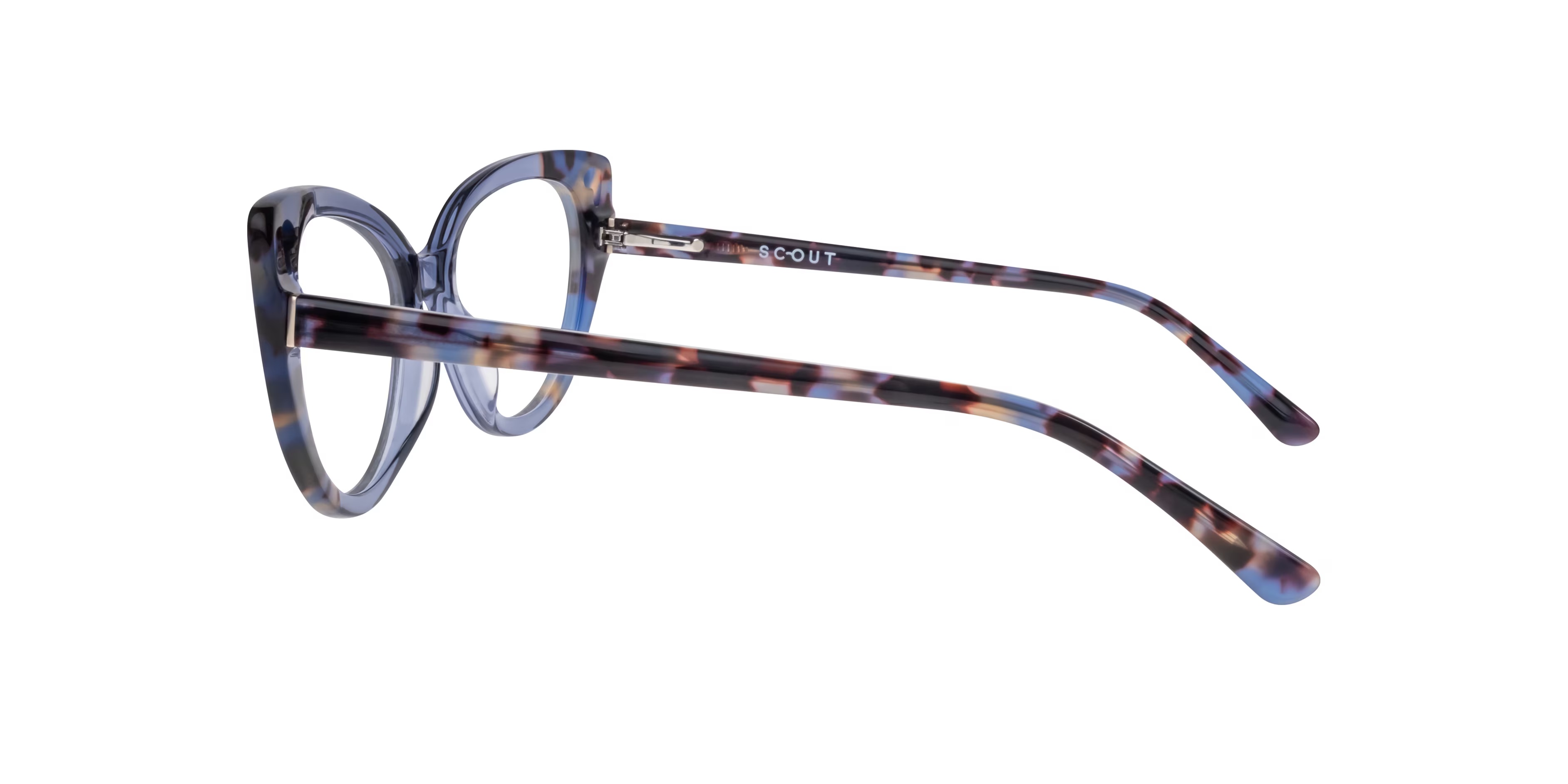 Holly Cat Eye Blue & Havana Glasses for Women 5 Holly Cat Eye Blue & Havana Glasses for Women