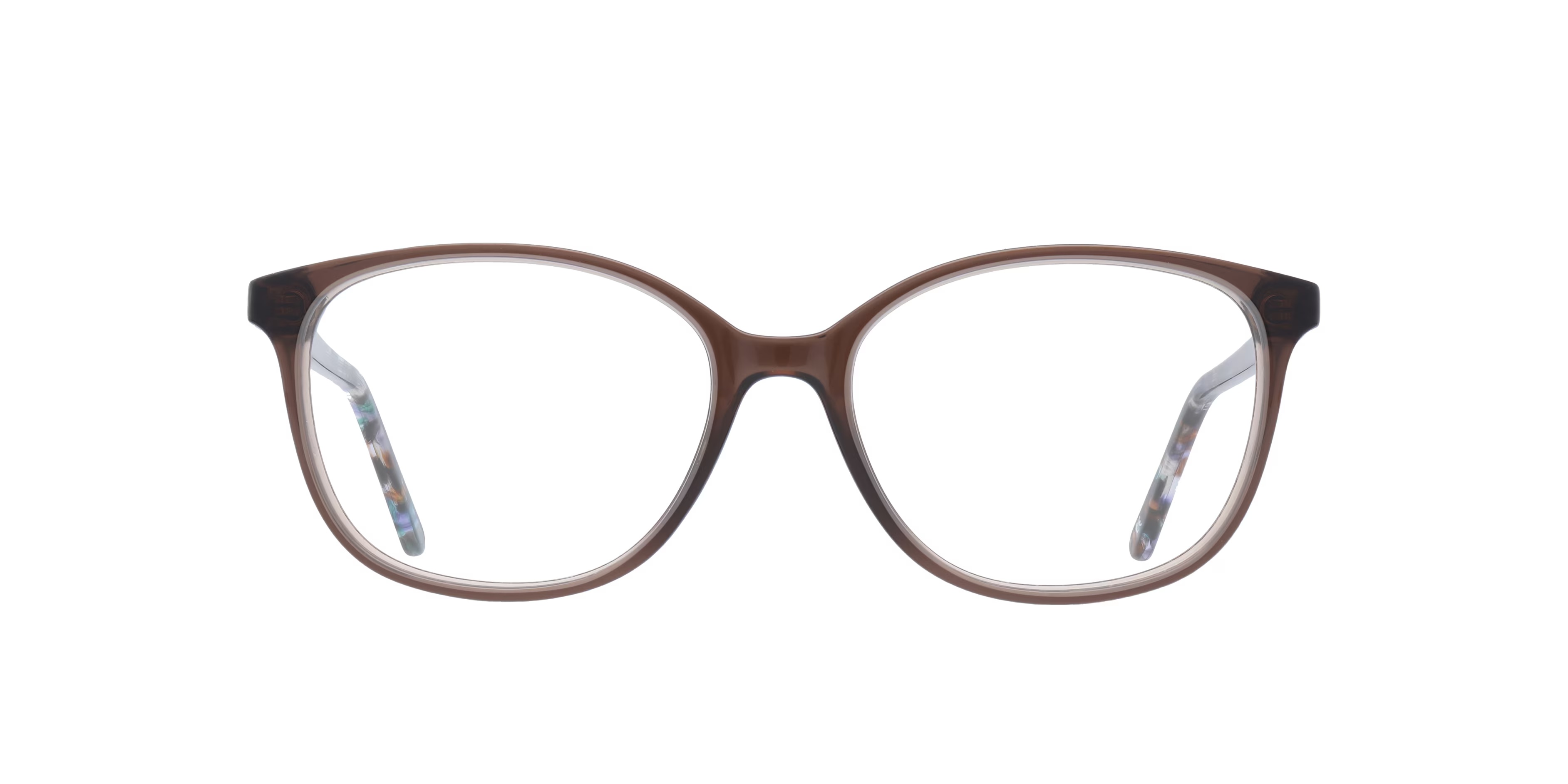 Alora Rectangle Brown Glasses for Women