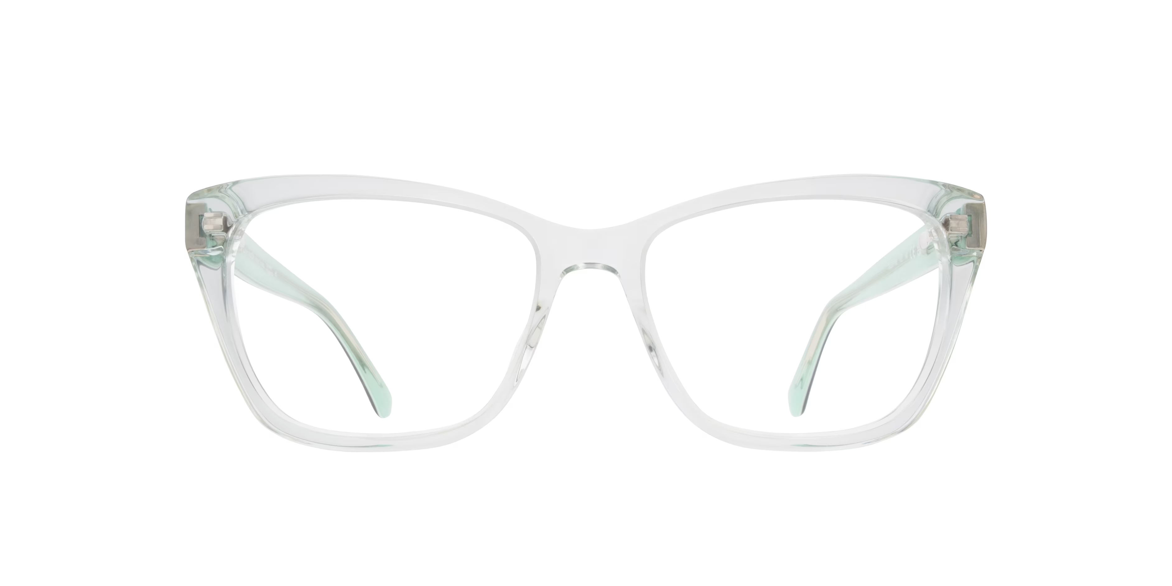 Celestine - Rectangle Green Frame Glasses For Women