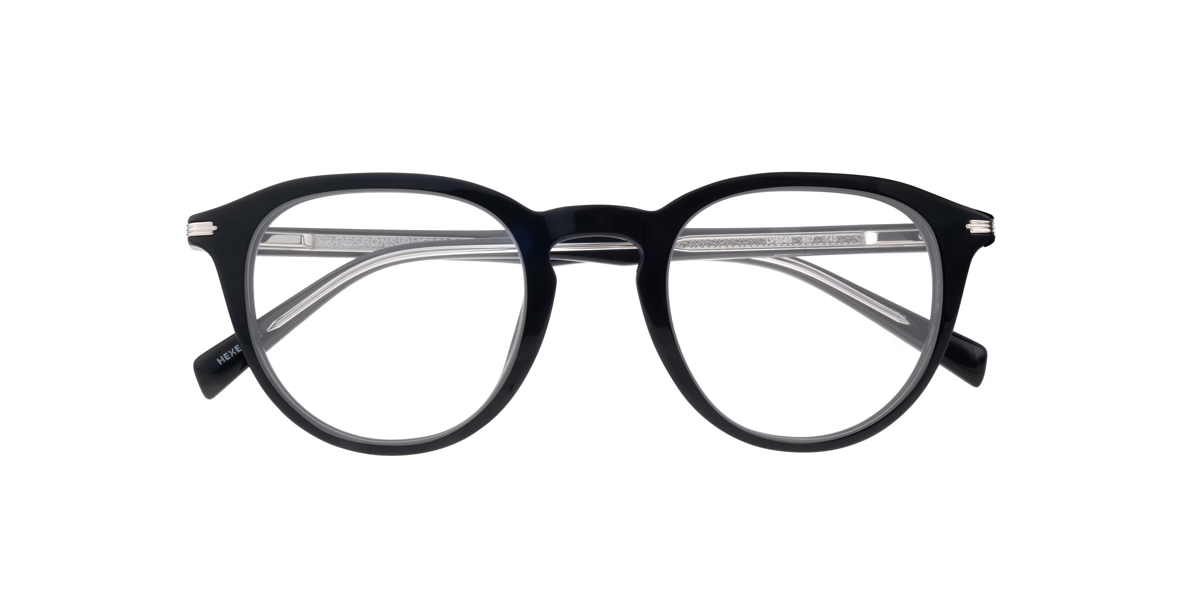 LV 5040 Phantos Black Full Rim Eyeglasses 6 LV 5040 Phantos Black Full Rim Eyeglasses
